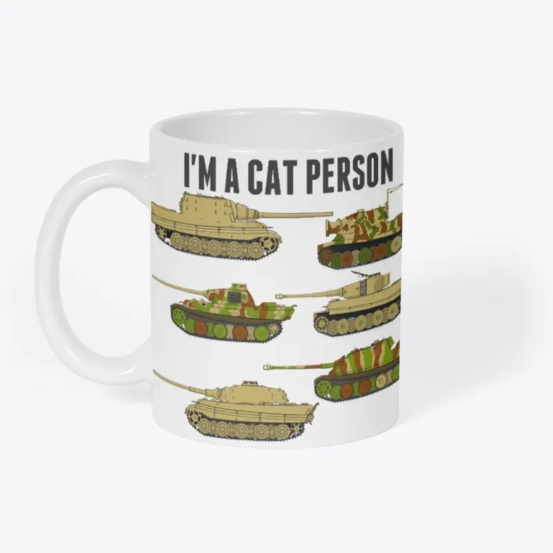 Im A Cat Person camo1 T-Shirt