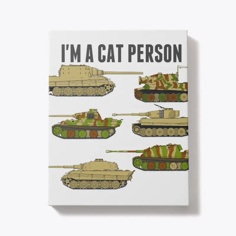 Im A Cat Person camo1 T-Shirt