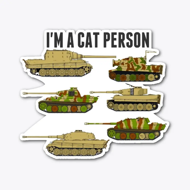 Im A Cat Person camo1 T-Shirt