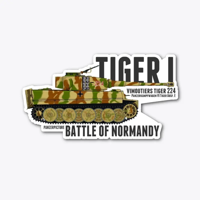 Tiger I 224 Battle of Normandy 1 T-Shirt